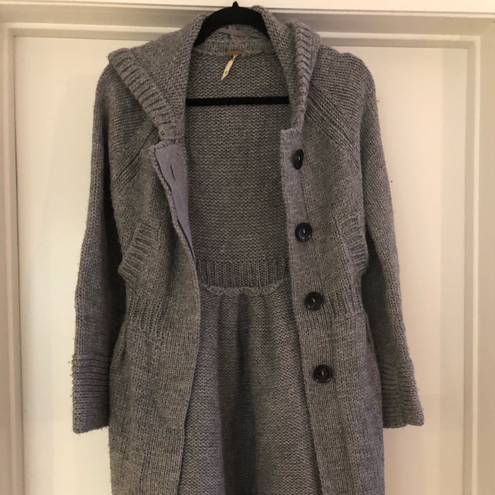 Chunky cardigan sweater